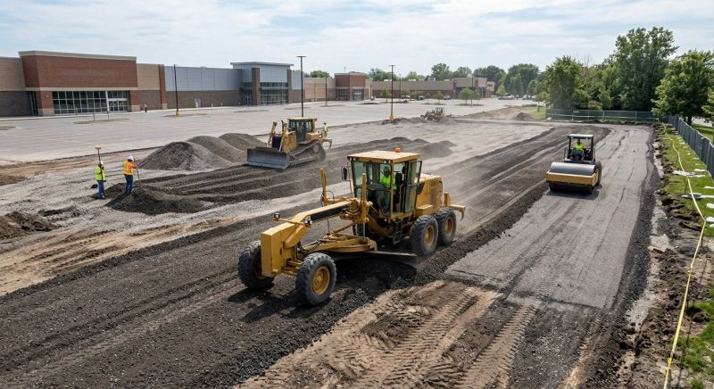 Parking Lot Leveling in Gainesville, GA